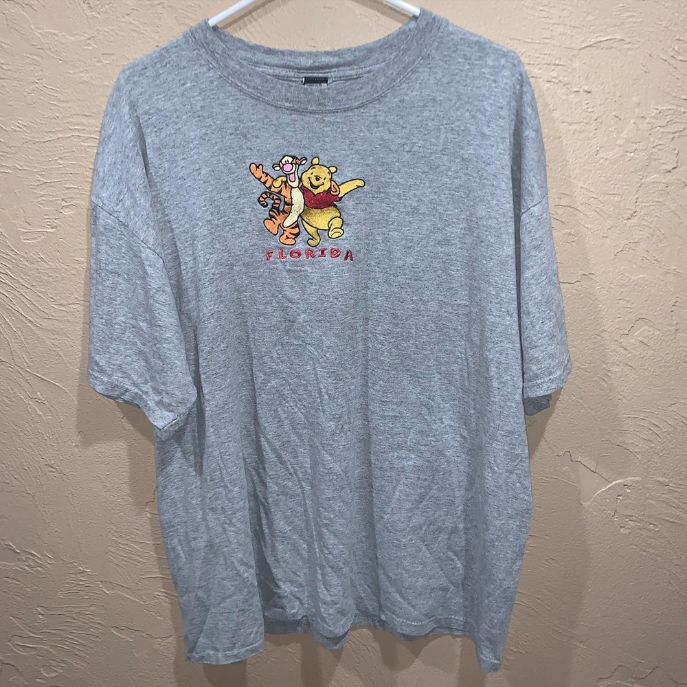 Vintage 90s Winnie the Pooh Tigger Florida Embroidered Shirt